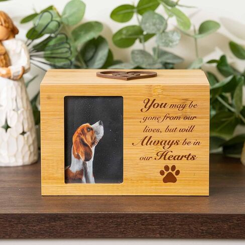 تذكار تذكاري للكلب "كن دائمًا في قلبي" من iHeartDogs - جرة حرق جثث بإطار صور لرماد الكلاب والقطط - هدايا فقدان الحيوانات الأليفة in Kuwait