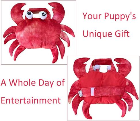 زي سرطان البحر للكلاب الأليفة، فستان تنكري للهالوين، ملابس تنكرية لطيفة لعطلة الحيوانات الأليفة، ملابس تنكرية للهالوين، زي ذو ساقين للكلاب الصغيرة والمتوسطة، زي الهالوين للكلاب المضحكة لحفلات عيد الميلاد التنكرية in Kuwait