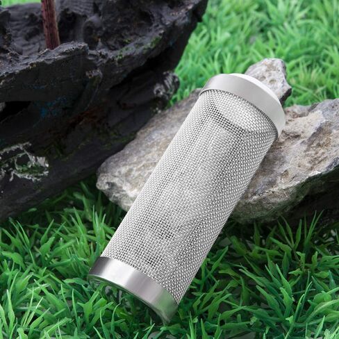 16mm Stainless Steel Aquarium Mesh Net Filter Guard Fish Shrimp Inflow Inlet Basket for Aquarium Percolator with Fish Prefilter Intake Sponge Cover in Saudi Arabia