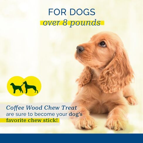 Pet Center, Inc مكافآت مضغ من خشب القهوة للكلاب - آمنة ومتينة - 100% من خشب القهوة الطبيعي والمستدام - بديل طويل الأمد لألعاب مضغ الكلاب - مثالية للمضغ العدواني - متوسط in Kuwait