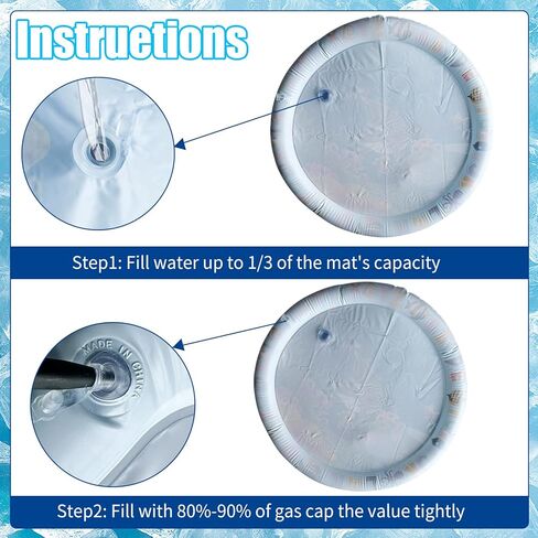 بساط اللعب بمستشعر الماء من يومسور، بساط اللعب بمستشعر الماء السميك للقطط والكلاب، بساط لعب الماء الحسي السميك للقطط مع الأسماك للعب الحيوانات الأليفة، وسادة مستشعر الماء للقطط والكلاب مع لعبة in Kuwait