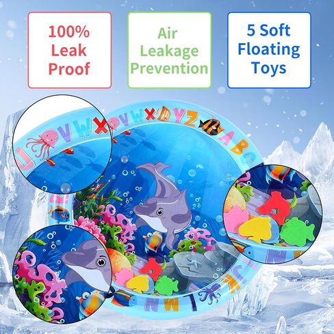 بساط اللعب بمستشعر الماء من يومسور، بساط اللعب بمستشعر الماء السميك للقطط والكلاب، بساط لعب الماء الحسي السميك للقطط مع الأسماك للعب الحيوانات الأليفة، وسادة مستشعر الماء للقطط والكلاب مع لعبة in Kuwait