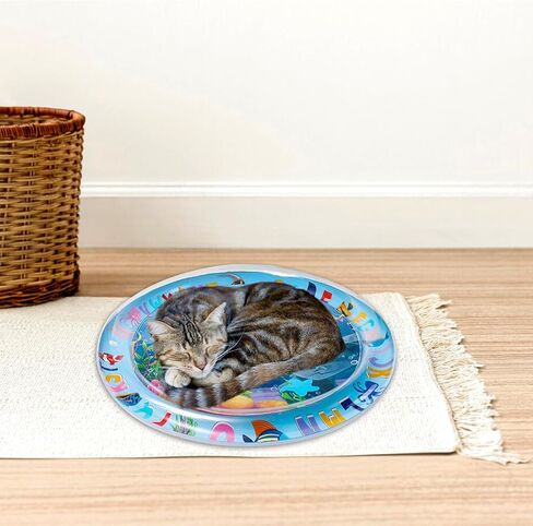 بساط اللعب بمستشعر الماء من يومسور، بساط اللعب بمستشعر الماء السميك للقطط والكلاب، بساط لعب الماء الحسي السميك للقطط مع الأسماك للعب الحيوانات الأليفة، وسادة مستشعر الماء للقطط والكلاب مع لعبة in Kuwait