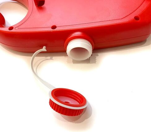 Clabian Dog Leash | Pet Leash with Poop Bags Dispenser | Heavy Duty Leash | Water Container with Retractable Bowl, Medium, Red in Saudi Arabia