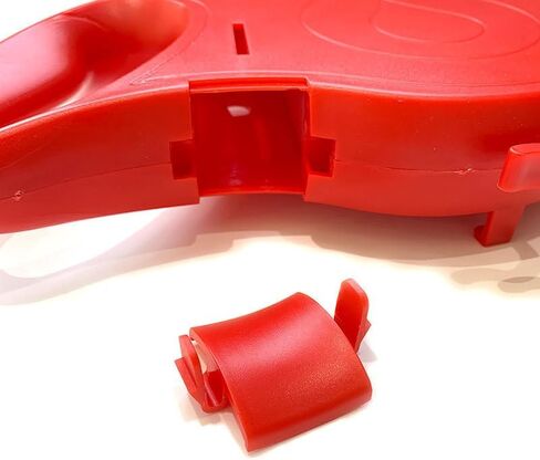 Clabian Dog Leash | Pet Leash with Poop Bags Dispenser | Heavy Duty Leash | Water Container with Retractable Bowl, Medium, Red in Saudi Arabia