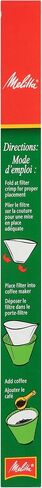 MELITTA INC Cone Coffee Filter # 6, 40 CT in Saudi Arabia
