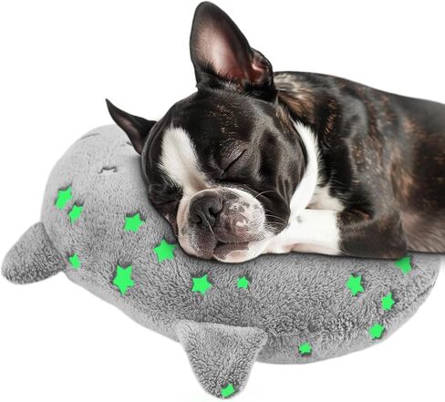 Dog Pillows, Cats Pillow Anxiety Relief Pillows for Dogs and Cats, U-Shape Pillow for Improving Pet Sleeping, Half-Count Soft Cat Pillow, Machine Washable (Grey) in Saudi Arabia