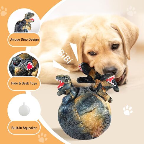 لعبة الكلب فوشير التي تصدر صوت صرير، لعبة إخفاء الديناصورات والبحث عن الكلاب، لعبة ألغاز تفاعلية للحيوانات الأليفة للكلاب المتوسطة والصغيرة، لون عشوائي in Kuwait