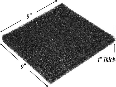 GUARDMAN Filter Foam Sponges, Bio Sponge Filter Media Pad Cut-to-Size Foam for Aquarium Fish Tank Pond Filter Open Cell Foam Sheet Filter Cartridge Media Sponge in Kuwait