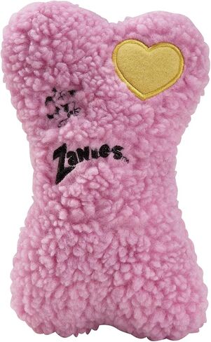 Zanies Embroidered Berber Bone Dog Toys, Pink in Saudi Arabia