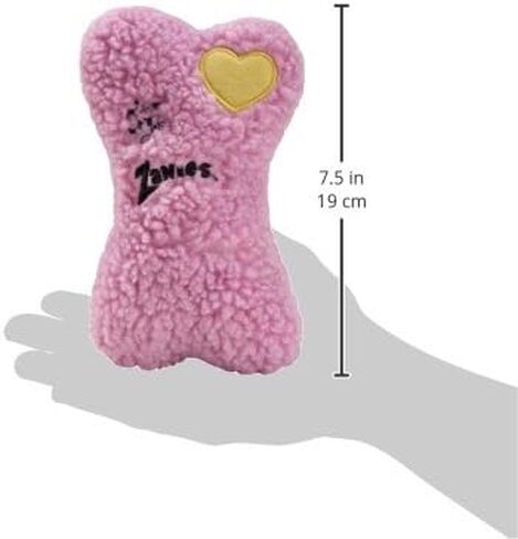 Zanies Embroidered Berber Bone Dog Toys, Pink in Saudi Arabia