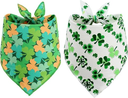 2 Pack Easter Dog Bandana,Triangle Bibs Pet Scarf for Medium to Large Dogs in Saudi Arabia