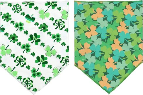 2 Pack Easter Dog Bandana,Triangle Bibs Pet Scarf for Medium to Large Dogs in Saudi Arabia