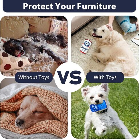 ألعاب التسنين التفاعلية الممتعة للكلاب، على شكل بيرة معلبة، قيمة رائعة للكلاب الصغيرة والمتوسطة والكبيرة التي تلعب بمجموعتين in Kuwait