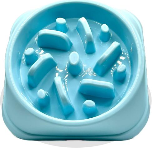 Rack&Roll PRODUCTS INC Slow Feeder Dog Bowl for Healthier Meal Times (Blue) in Saudi Arabia