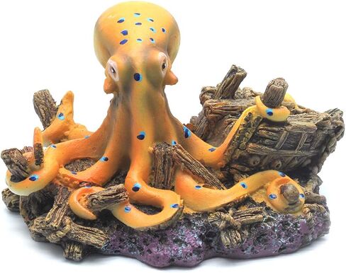 Sscon Aquarium Fish Tank Decoration Emulational Octopus Aquarium Decor Ornaments in Saudi Arabia