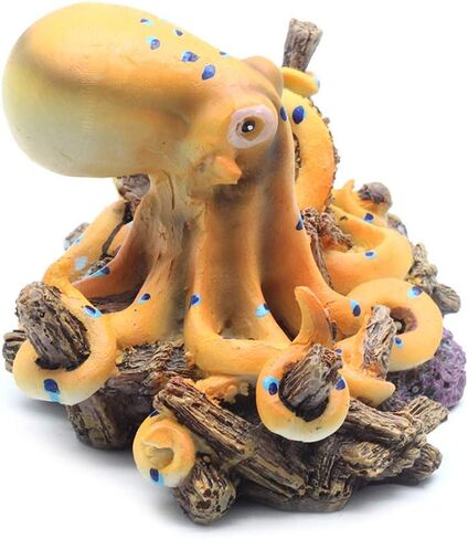 Sscon Aquarium Fish Tank Decoration Emulational Octopus Aquarium Decor Ornaments in Saudi Arabia