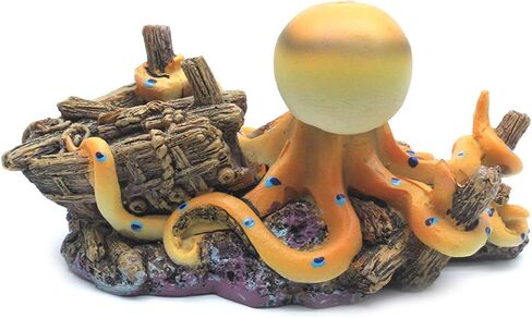 Sscon Aquarium Fish Tank Decoration Emulational Octopus Aquarium Decor Ornaments in Saudi Arabia