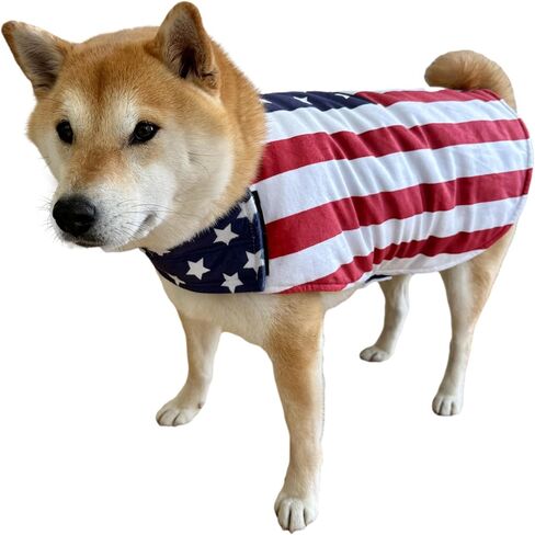 ComfyCamper Fourth of July Outfit Dog Costume Uncle Sam Small X-Large Patriotic Dogs USA 4th America Halloween, M in Saudi Arabia