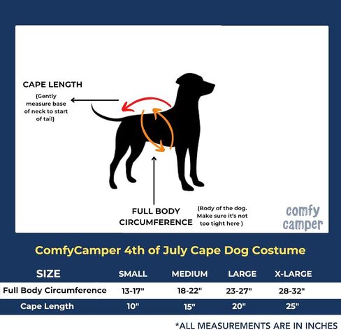ComfyCamper Fourth of July Outfit Dog Costume Uncle Sam Small X-Large Patriotic Dogs USA 4th America Halloween, M in Saudi Arabia