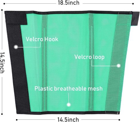 32 قطعة من أحذية الطيران الشبكية للحصان، أحذية حصان شبكية فضفاضة قابلة للتنفس، سراويل واقية لساق الحصان لمنع الذباب ولدغات البعوض، تقلل من الإجهاد والدوس in Kuwait