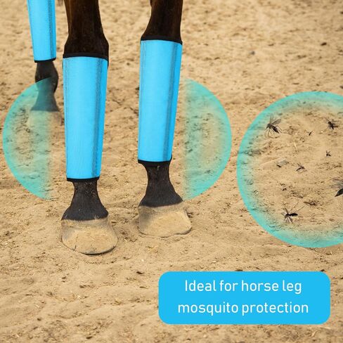 32 قطعة من أحذية الطيران الشبكية للحصان، أحذية حصان شبكية فضفاضة قابلة للتنفس، سراويل واقية لساق الحصان لمنع الذباب ولدغات البعوض، تقلل من الإجهاد والدوس in Kuwait