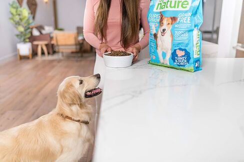 Grain Free Dog Food Made in USA [Grain Free Dry Dog Food with Superfood Ingredients for Food Sensitivities and Immune Health], Turkey & Duck Meal Recipe, 24 lb. Bag, Brown (77062) in Saudi Arabia