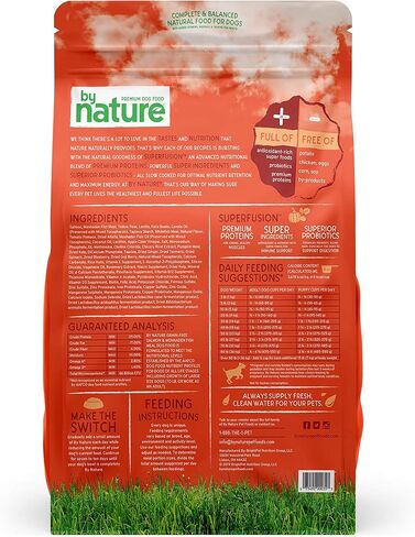 Grain Free Dog Food Made in USA [Grain Free Dry Dog Food with Superfood Ingredients for Food Sensitivities and Immune Health], Turkey & Duck Meal Recipe, 24 lb. Bag, Brown (77062) in Saudi Arabia