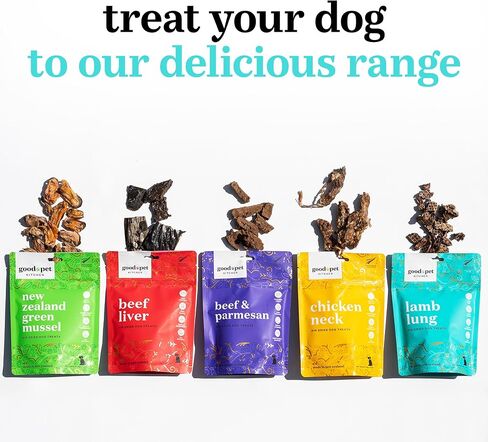Pet Treats, Air-Dried, Natural, Single Ingredient Dog Treat, Free Range, Grain Free Dog Treats, Toppers, Snacks, Chicken Neck 2.8 oz in Saudi Arabia