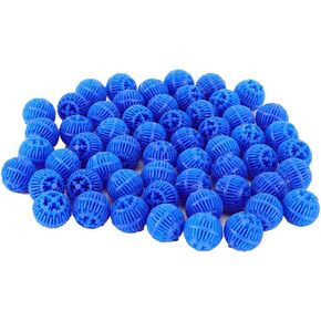 Pssopp Aquarium Filter Balls Fish Filtration Ball Reusable Filter Balls Aquarium Filter Kits Blue Bio Balls for Pond Filter Aquarium Bio Media Filtration