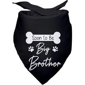 Soon to Be Big Brother Dog Bandanas Gender Revealing Dog Scarf Photo Prop Pregnancy Announcement Dog Bandana Pet Baby Announcement Scarf Accessories Pet Accessories for Dog Lovers