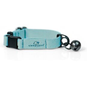 Sleepypod Comfort Suede Dog Collar – Soft Collar for Dogs and Puppies (Extra Small, Blue Lagoon)