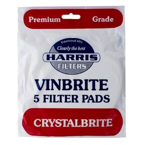 Vinbrite Crystalbrite Filter Pads-5 Count