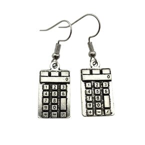 Calculator Earrings - Gift for Accountant Math Teacher