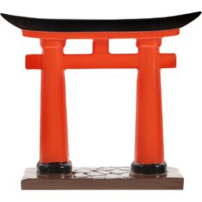 IMIKEYA Japanese Torii Gate Fish Tank Decoration Bonsai Torii Fish Aquarium Decoration Chinese Decor Mini Torii Gate Model Terrarium Fairy Gardens Supplies Aquarium Landscape Prop The Bird