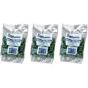 (3 Pack) Castrator Rings (100 Per Pack / 300 Total)