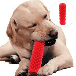 لعبة مضغ الكلب - لعبة الكلب للمضغ العدواني - لعبة الكلب غير القابلة للتدمير - تفاعلية من أجل الملل - لعبة تدريب الكلاب - تعزز صحة الأسنان وتنظيف الأسنان - تخفف من القلق والتوتر، أحمر in Kuwait