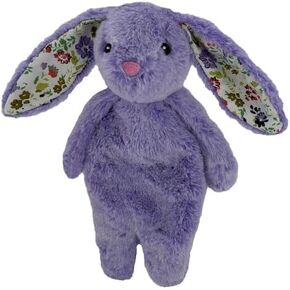 Pet Lou Floppy Rabbit, 13-inch Height, Violet, Super Soft, Animal Plush Toys