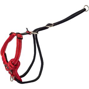 Rogz Stop Pull Dog Harness Reflective Classic Large Red