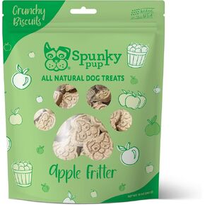Spunky pup Every Day Biscuit Dog Treats - All-Natural, Handmade in USA, Perfect for Training or Snacking, 24 oz Resealable Pouch- Cheddar Flavor