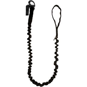 فيوجن بيتس 6 أقدام 72 بوصة × 1 بوصة بنجي مطاطي داخلي شرطة تكتيكية عسكرية K9 5000 رطل تصنيف حارس الصيد الكلب حلقة مسطحة المقود الكلاب الأسود in Kuwait