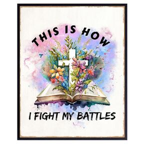 Boho-chic Christian Gifts for Women - Purple Pink Bible Verses Wall Decor - Shabby Chic Rustic Decor - Religious Wall Art - God Jesus Wall Decor - Prayer Posters for Woman, Girls - Christian Sayings
