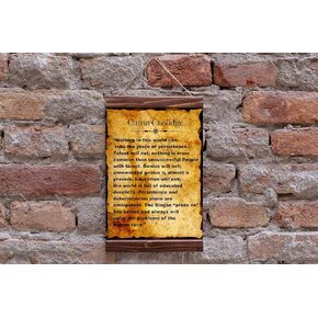Press On Quote by Calvin Coolidge Graduation Gift Motivating Gift Inspiring Gift for Him Wall Art Wood Framed Canvas Print