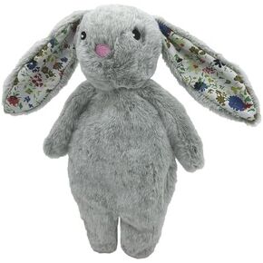 Pet Lou Floppy Rabbit, 13-inch Height, Gray, Super Soft, Animal Plush Toys