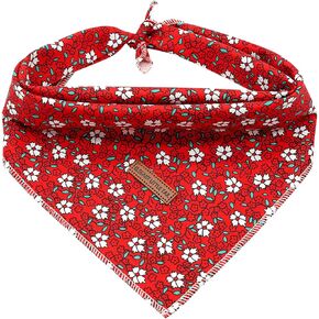 Elegant little tail Fall Dog Bandana, 1PC Girl Boy Dog Bandanas Halloween Bib Scarf Soft Washable Square Dog Scarf Adjustable Dog Kerchief for Small Medium Large Dogs