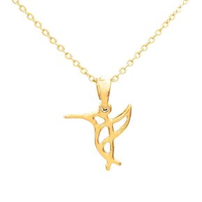 | Flying Hummingbird Necklace - Humming Bird Necklace - Premium Quality Gold Plated