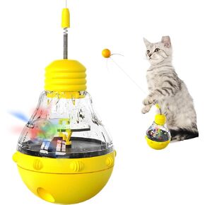 ألعاب القطط التفاعلية من YUDANSI تجمع بين عصا التحفيز والكرة المتوهجة | ألعاب بتصميم بهلوان جذابة لتمرين القطط في الأماكن المغلقة وتخفيف الملل | هدية للقطط in Kuwait