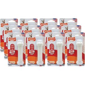 Nylabone 12 Pack of Dura Chew Power Chews, Regular, Chicken Flavor Dog Chew Toy