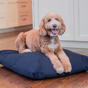 Mayfield Denim Large Dog Bed Cover - Zippered Duvet for Pet Bed - Extra Protection for Dog Bed Mattress or DIY Pet Bed with Pillows and Stuffing - Chambray - Made in USA Dog Bed Cover Only