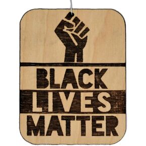 زينة عيد الميلاد الخشبية من BLM Black Lives Matter in Kuwait